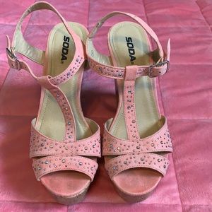 Soda Pink heels
